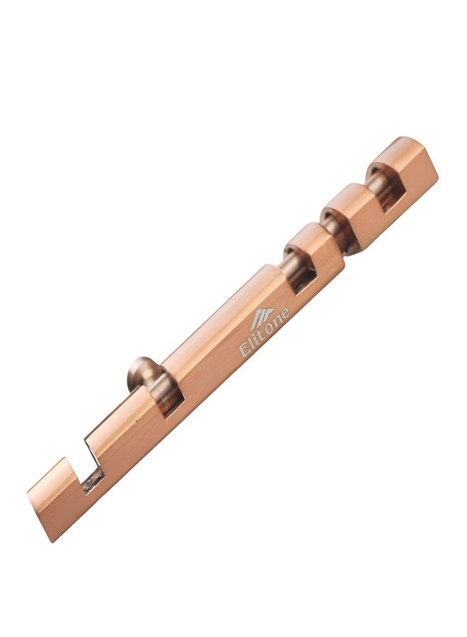 ELITONE Aluminum Xylo Tower Bolt, Tower Bolt for Home,Offices Doors,Windows, Chitkani/Kundi for Main Door and Bathroom, Door Latch for Bedroom|Pack of 2,Rose Gold | 8 Inch - Image 3